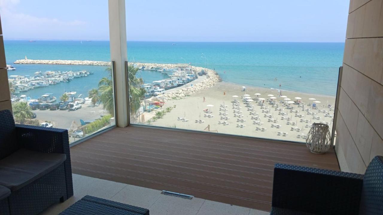 Lazuli Sea View Beachfront Ap 254 Apartment Larnaca Ngoại thất bức ảnh