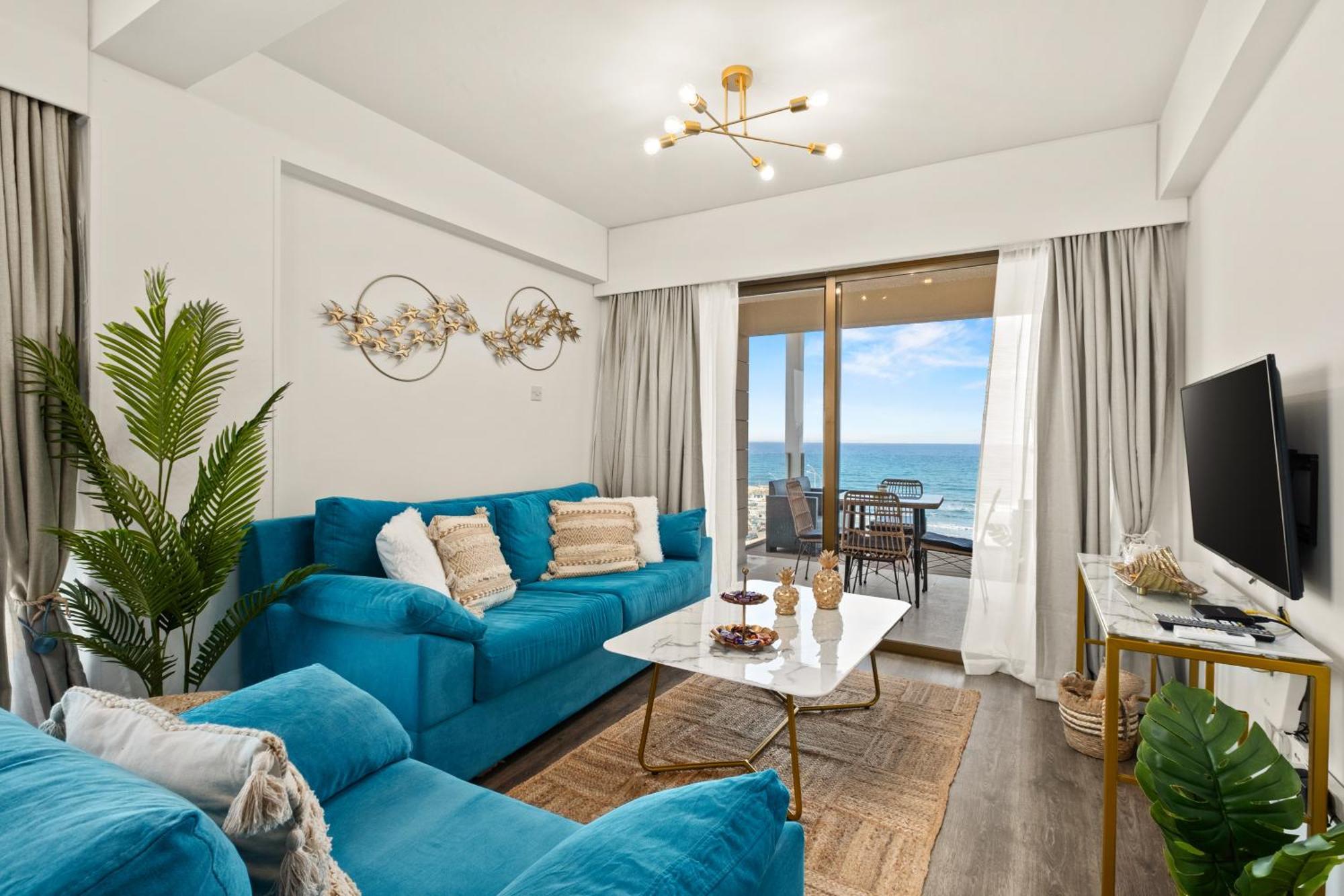 Lazuli Sea View Beachfront Ap 254 Apartment Larnaca Ngoại thất bức ảnh